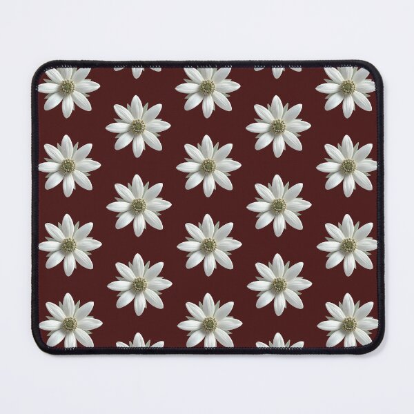 Item preview, Minimalist Burgundy Deep Wine Daisy Flower Floral Pattern designed and sold by Jyoti Digital Artist.