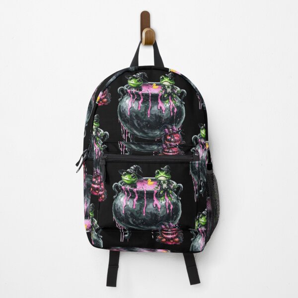Item preview, Frogs Bathing in a Cauldron on Halloween Night designed and sold by Szpaku desart .