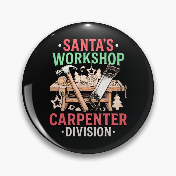 Item preview, Santas Workshop Carpenter Division Christmas Woodworking Tools Holiday Design designed and sold by 519xdesign.