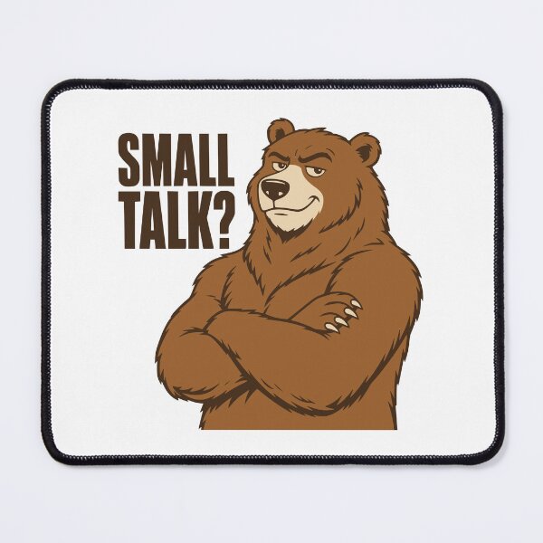 Item preview, Small Talk Grizzly designed and sold by AlyxoGer✅.