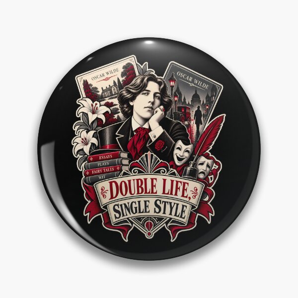 Item preview, Oscar Wilde Double Life Single Style Travel Portrait designed and sold by Fenay Designs.