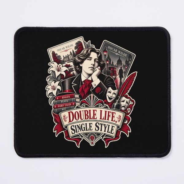 Item preview, Oscar Wilde Double Life Single Style Travel Portrait designed and sold by Fenay Designs.