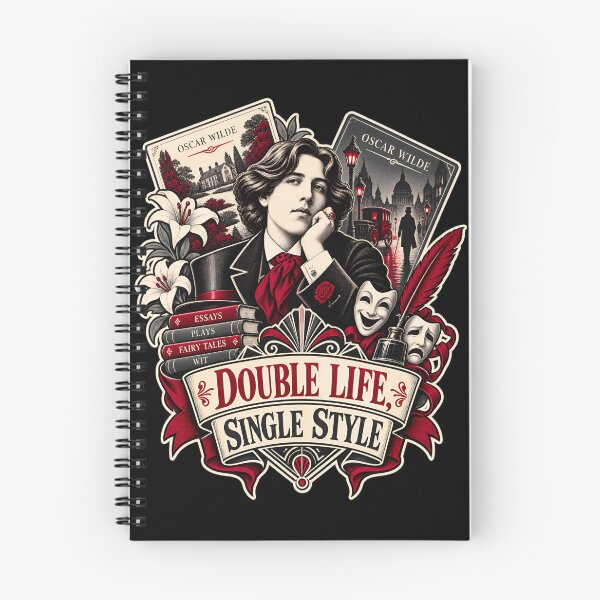 Item preview, Oscar Wilde Double Life Single Style Travel Portrait designed and sold by Fenay Designs.