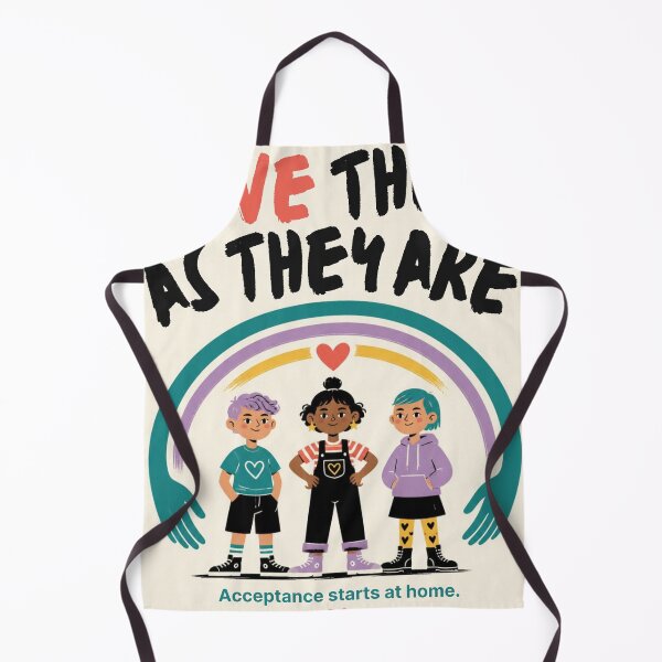 Item preview, Love Them As They Are Rainbow Inclusion Family Art designed and sold by kaia's802studio.