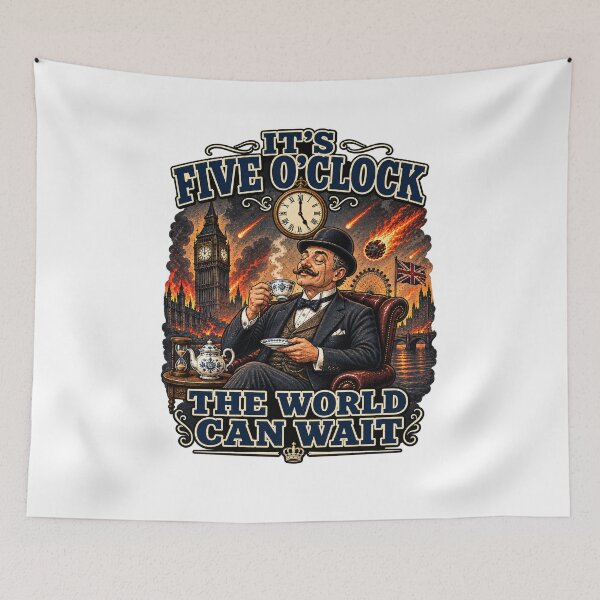 Item preview, Five O'Clock Tea While London Burns designed and sold by PRINTIONAL.