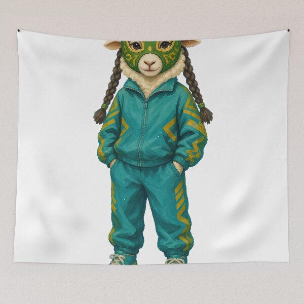 Item preview, Masked Sheep Wrestler  designed and sold by Hallkopart.