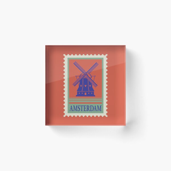 Aperçu de l'œuvre Amsterdam, Pays-Bas créée et vendue par studio838.