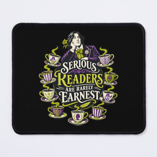 Item preview, Oscar Wilde Serious Readers Are Rarely Earnest Tea designed and sold by Fenay Designs.