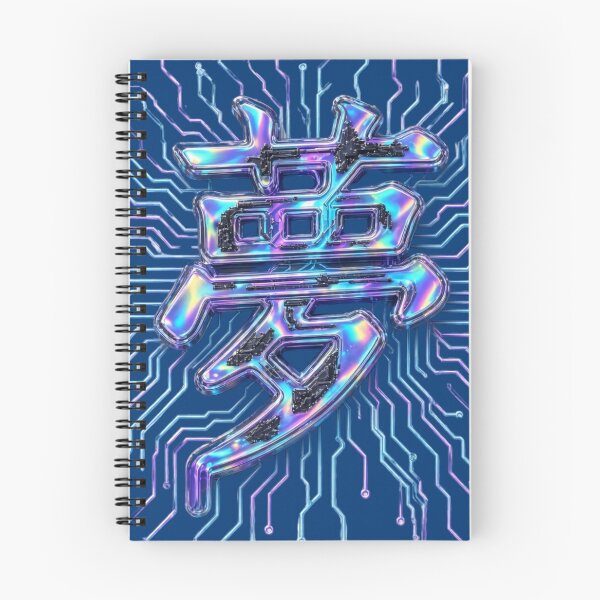 Item preview, Yume Dream Circuit — Neon Holographic Tech Symbol   夢サーキット・ネオンホログラフィックシンボル designed and sold by dragon580 // Waaa… the killer shark ran away.