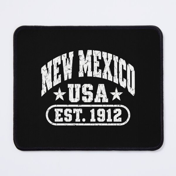 Item preview, new mexico usa vintage distressed arched varsity graphic designed and sold by ROUX-ART.