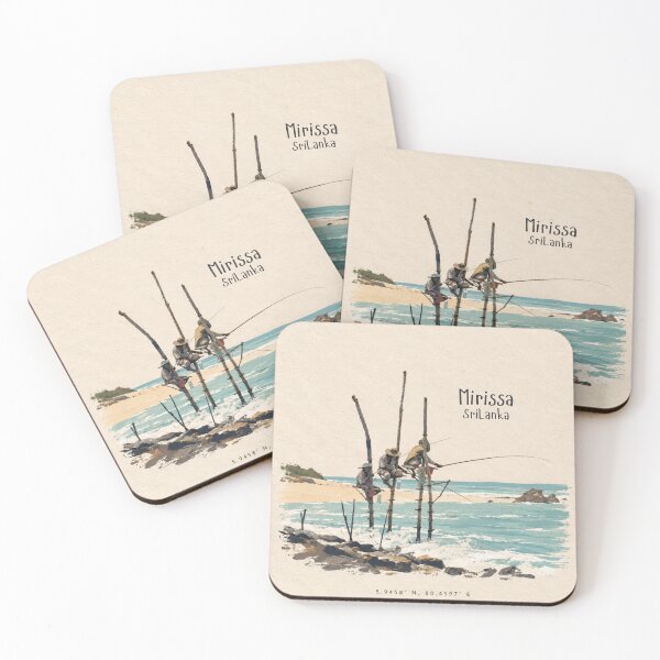 Item preview, Mirissa Sri Lanka Stilt Fishermen designed and sold by IslandWild Co.