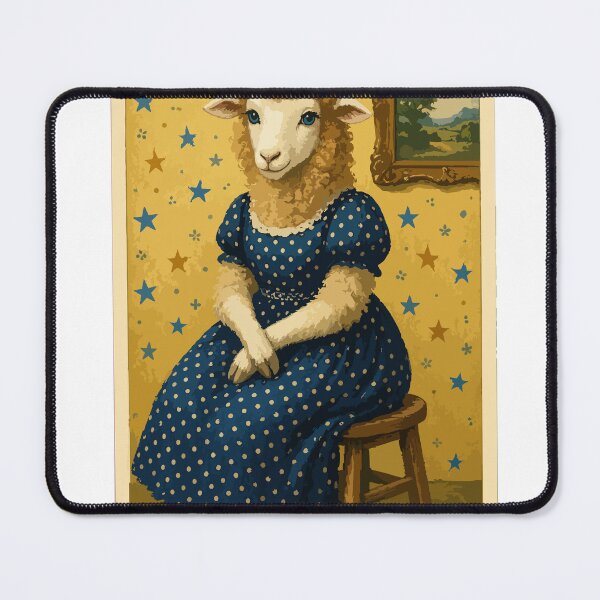 Item preview, Vintage Sheep Lady designed and sold by Hallkopart.