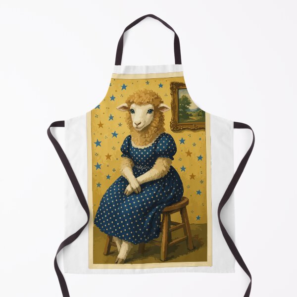 Item preview, Vintage Sheep Lady designed and sold by Hallkopart.