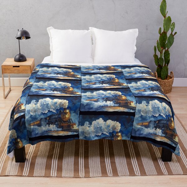Item preview, Steam locomotive with thick smoke at night designed and sold by LiskoDesign.