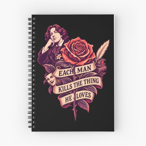 Item preview, Oscar Wilde Each Man Kills the Thing He Loves Rose designed and sold by Fenay Designs.