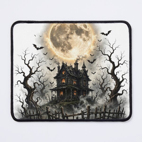 Item preview, Full Moon Haunted House Spooky Night designed and sold by LunaAdventurer.