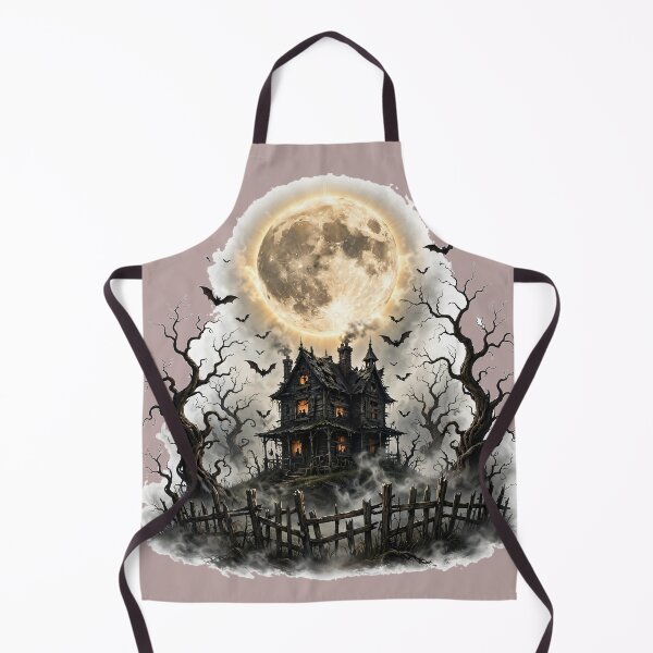 Item preview, Full Moon Haunted House Spooky Night designed and sold by LunaAdventurer.