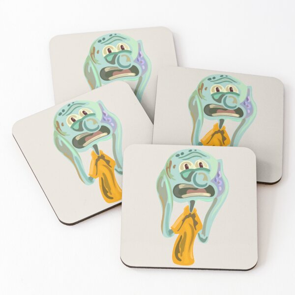 Item preview, Squidward Scream Painting designed and sold by jaxmorton963.