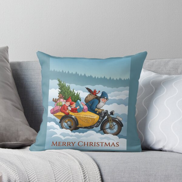 Item preview, Santa's Vintage Motorcycle Express Delivery designed and sold by ArtworkNorth.