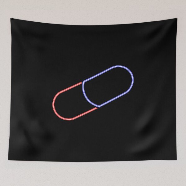 Item preview, Neon Capsule Good For Health Bad For Education Pill Akira designed and sold by Power Up Prints.