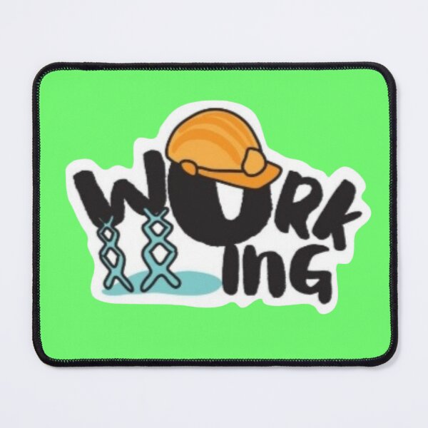Item preview, Working Hard Hat Construction Graphic Sticker designed and sold by Scro-Ciob-Shop.