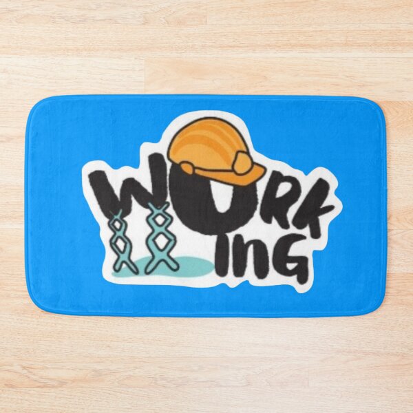 Item preview, Working Hard Hat Construction Graphic Sticker designed and sold by Scro-Ciob-Shop.