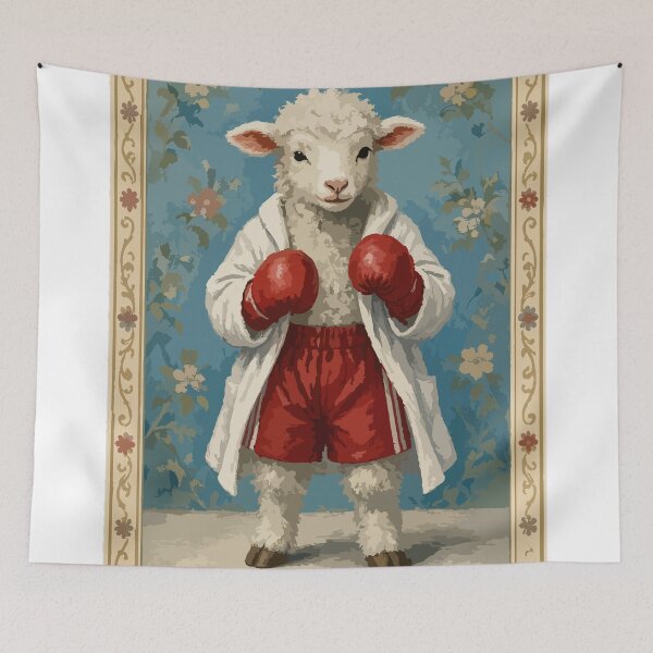 Item preview, Boxing Sheep Champion designed and sold by Hallkopart.