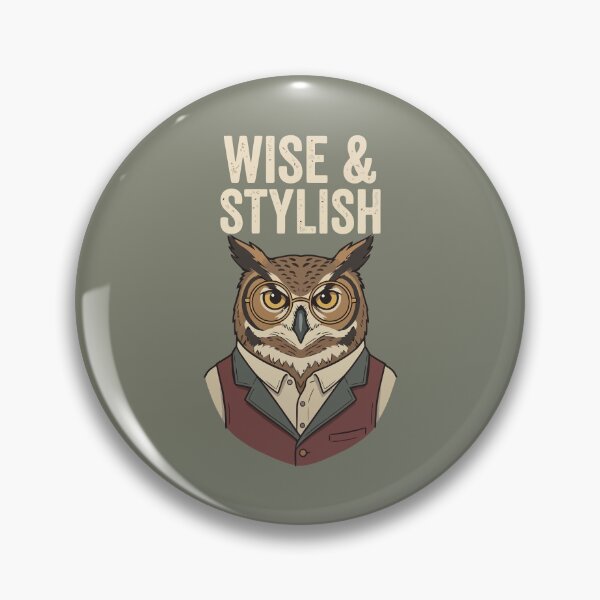 Item preview, Dapper Gentleman Owl Glasses Vest Wise And Stylish designed and sold by Amir Faysal.