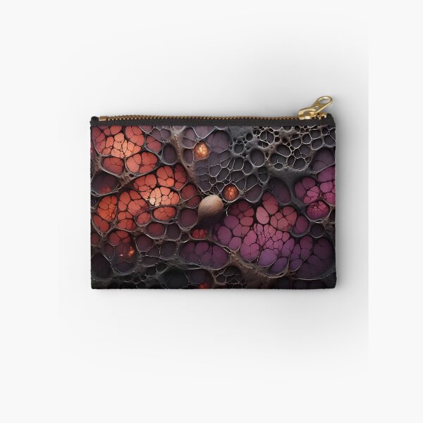 Item preview, ark grey n orange organic.jpg displays an abstract, organic surface that resembles a spongy or cellular structure. designed and sold by Random Precision Software.