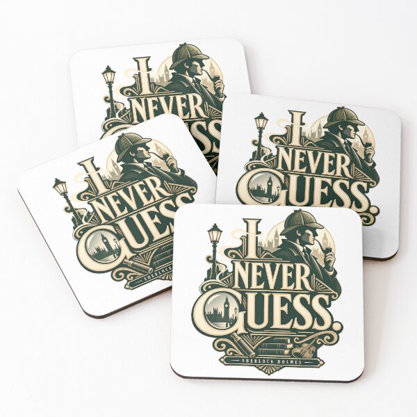 Item preview, Sherlock Holmes: I Never Guess – London Emblem designed and sold by Fenay Designs.