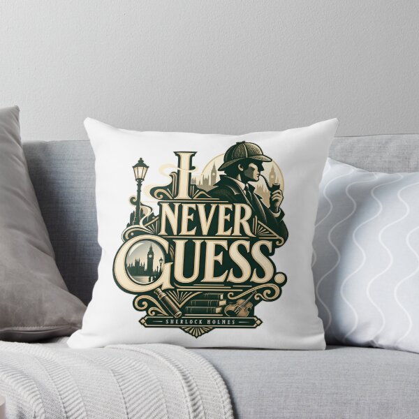 Item preview, Sherlock Holmes: I Never Guess – London Emblem designed and sold by Fenay Designs.