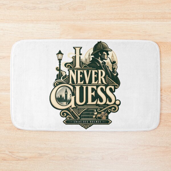 Item preview, Sherlock Holmes: I Never Guess – London Emblem designed and sold by Fenay Designs.