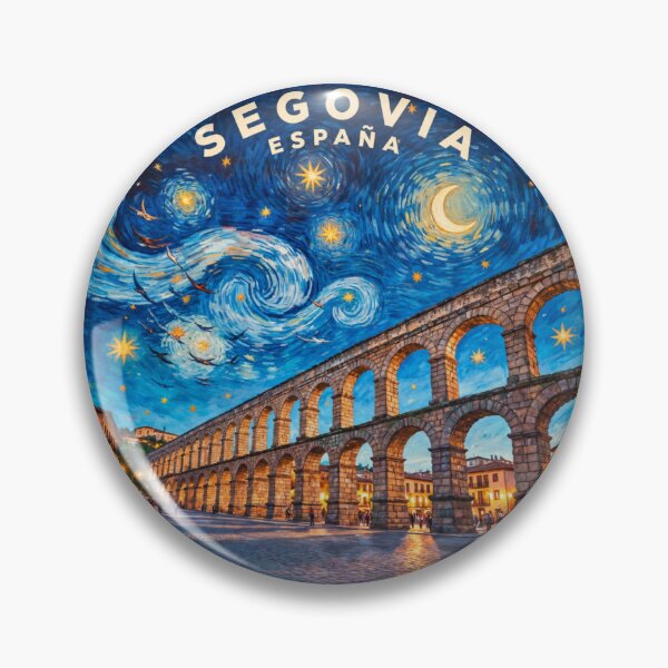 Item preview, Segovia España: Roman Aqueduct Starry Night designed and sold by CircinusStore.