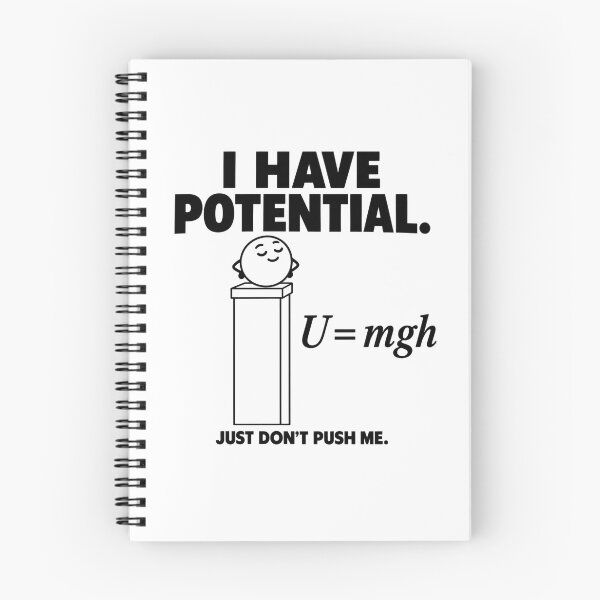Item preview, I Have Potential — Just Don’t Push Me designed and sold by MotionBanana Art.