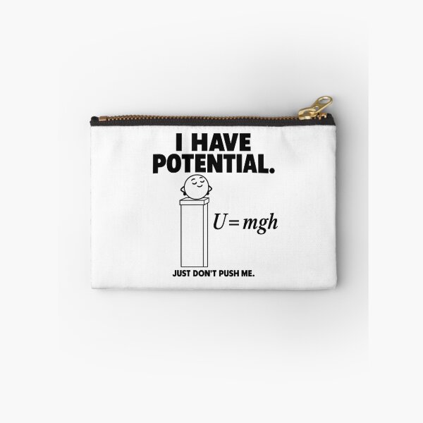 Item preview, I Have Potential — Just Don’t Push Me designed and sold by MotionBanana Art.