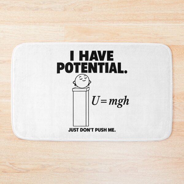 Item preview, I Have Potential — Just Don’t Push Me designed and sold by MotionBanana Art.