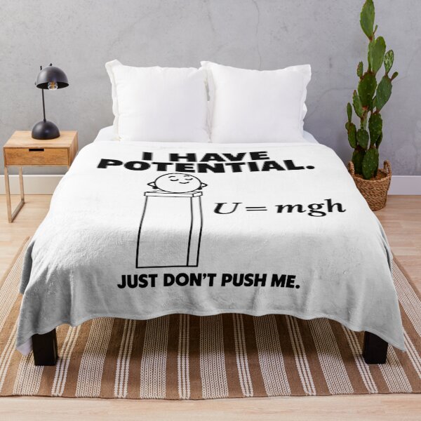Item preview, I Have Potential — Just Don’t Push Me designed and sold by MotionBanana Art.