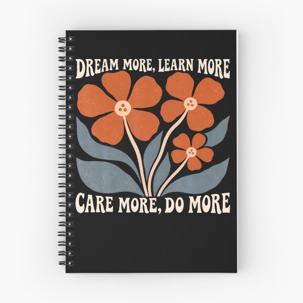 Item preview, Retro Floral Dream Learn Care Do More designed and sold by Alzasshop.