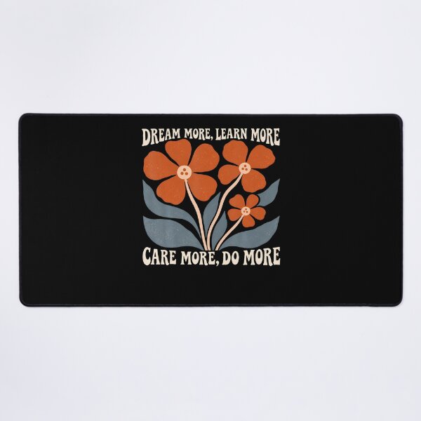Item preview, Retro Floral Dream Learn Care Do More designed and sold by Alzasshop.