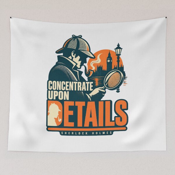 Item preview, Sherlock Holmes: Concentrate Upon Details designed and sold by Fenay Designs.