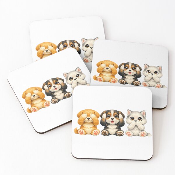 Item preview, Puppies: Three Wise Ones Collection  designed and sold by EscapeArtist13.