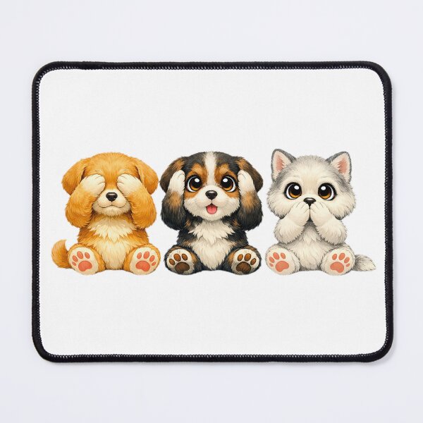 Item preview, Puppies: Three Wise Ones Collection  designed and sold by EscapeArtist13.