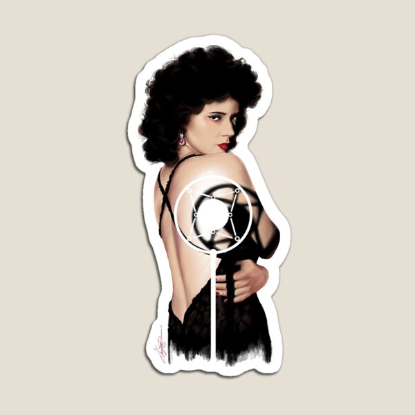 Blue Velvet Inspired Dorothy Vallens Lynch Isabella Rossellini Illustration Magnet