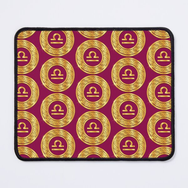 Item preview, Gold Libra Air Zodiac Medallion (Berry) designed and sold by Art-PraveenRai.