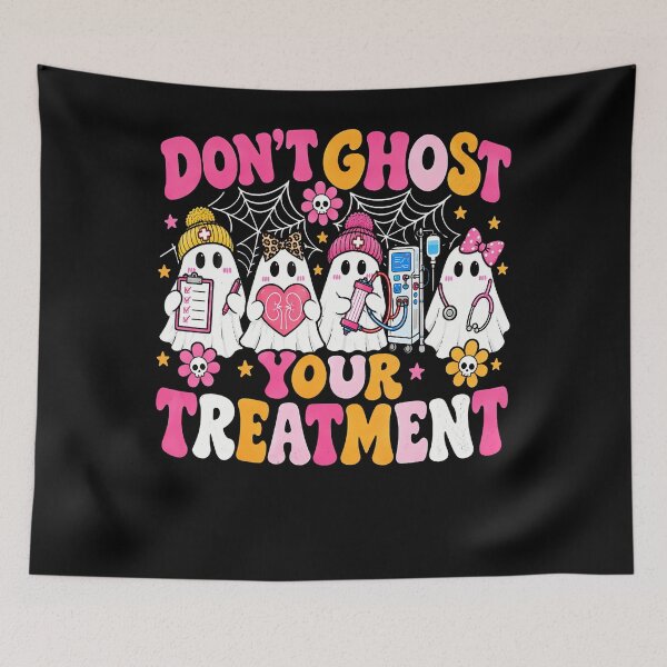 Item preview, Don'T Ghost Your Treatment Dialysis Nurse Rn Halloween Fun designed and sold by Alzasshop.