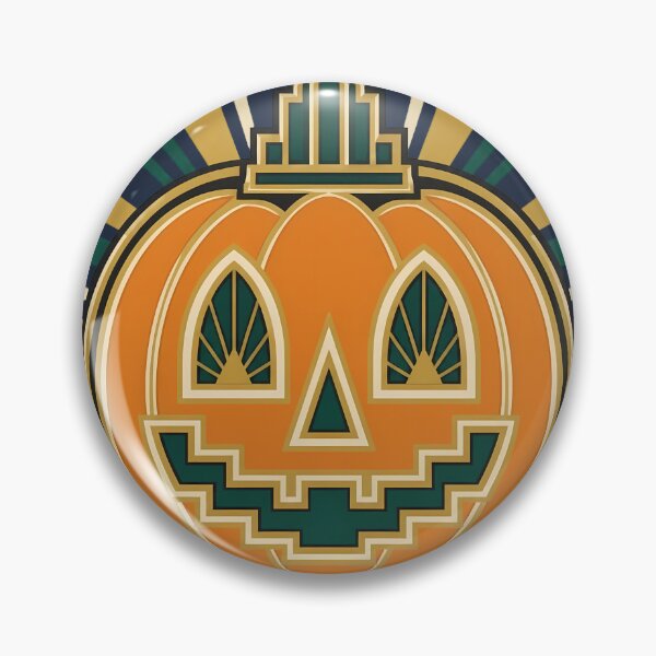 Item preview, Art Deco Jack-o'-Lantern Halloween Pumpkin designed and sold by Fun2Fentastic.