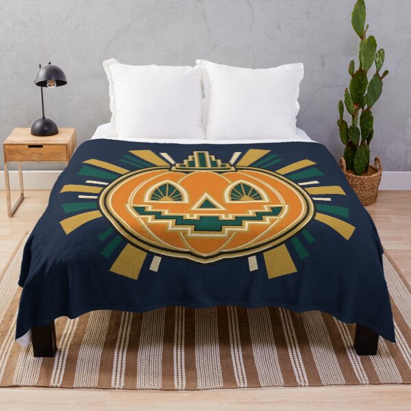 Item preview, Art Deco Jack-o'-Lantern Halloween Pumpkin designed and sold by Fun2Fentastic.