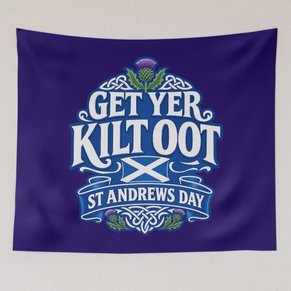 Item preview, Get Yer Kilt-Oot Its Scotland Region Celebratory Design designed and sold by taiche.