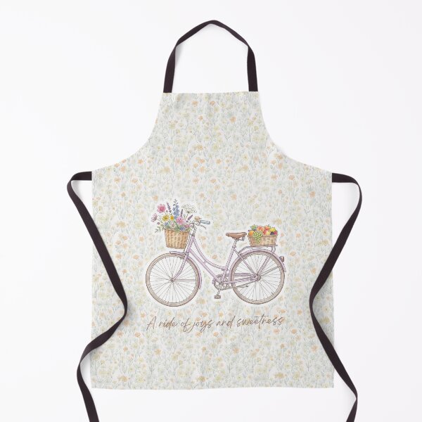 Item preview, A ride of joys and sweetness — floral bicycle illustration designed and sold by NNhu.