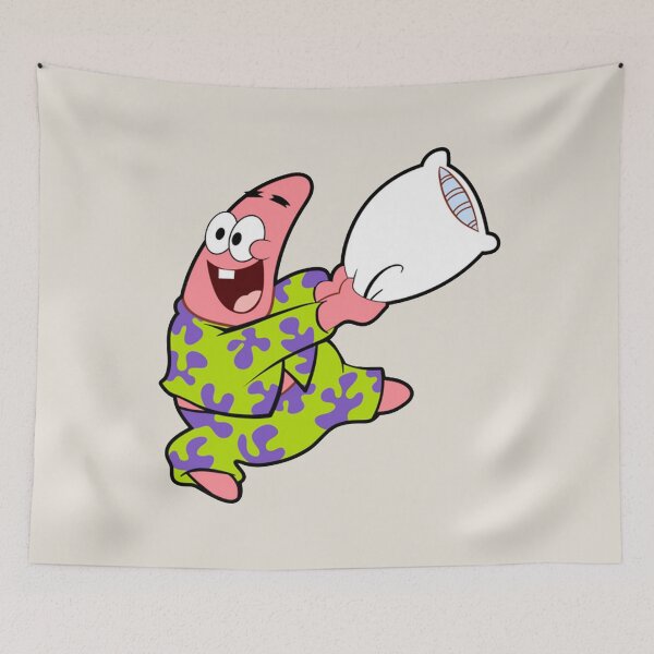 Item preview, SpongeBob Patrick at the Pajama Party  designed and sold by jaxmorton963.